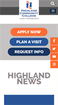 Mobile Screenshot of highland.edu